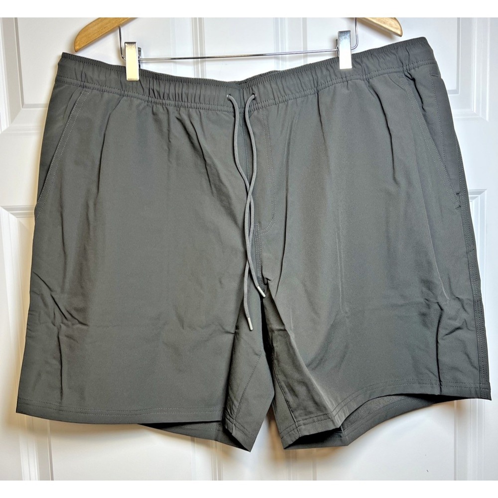 Mountain Khakis Nylon‎ Deck Shorts XXL Jackson Grey Quick Dry Stretch NWT